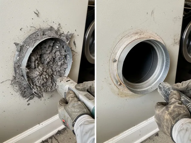 Professional clogged vent cleaning by Hawthorne Dryer Vent Cleaning in Hawthorne